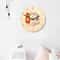 Dog Shaped Swinging Tail Wall Clock Battery Operated Decorative Home & Office Timepiece