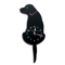 Dog Shaped Swinging Tail Wall Clock Battery Operated Decorative Home Office Timepiece 4