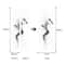 3D Silhouette Door Stickers Set Self Adhesive Door Decal Wall Art PVC Door Mural Decor