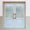 3D Silhouette Door Stickers Set Self Adhesive Door Decal Wall Art PVC Door Mural Decor