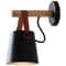 Nordic LED Wall Light Wood Wall Lamp Modern Bedside Sconce Bedroom Decor