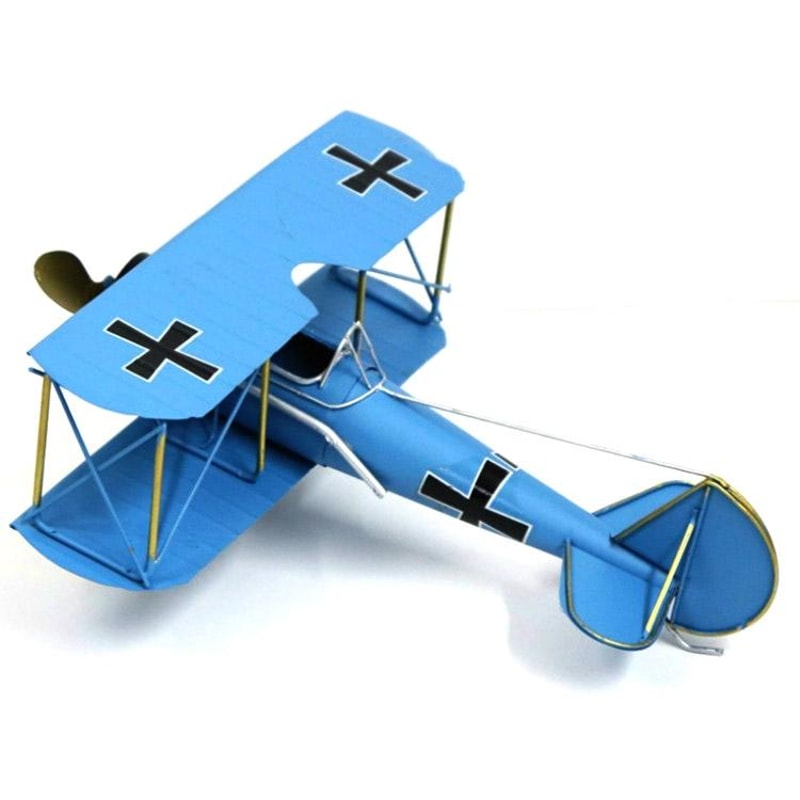 Vintage Wrought Iron Aircraft Model Retro Airplane Decor Collectible Display Piece