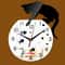 3D Acrylic Cat Mirror Wall Clock DIY Decorative Wall Clock for Modern Home Decor