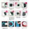 3D Acrylic Cat Mirror Wall Clock DIY Decorative Wall Clock for Modern Home Decor