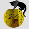 3D Acrylic Cat Mirror Wall Clock DIY Decorative Wall Clock for Modern Home Decor
