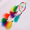 Boho Dream Catcher Car Hanging Ornament Handwoven Feather Wall Decor 4