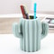 Modern Cactus Pen Holder Vase Decorative Desk Organizer for Home Office
