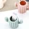 Modern Cactus Pen Holder Vase Decorative Desk Organizer for Home Office