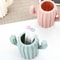 Modern Cactus Pen Holder Vase Decorative Desk Organizer for Home Office