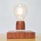 LevitoGlow Magnetic Floating Bulb Lamp with Wooden Base LED Ambient Light