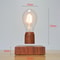 LevitoGlow Magnetic Floating Bulb Lamp with Wooden Base LED Ambient Light