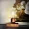 LevitoGlow Magnetic Floating Bulb Lamp with Wooden Base LED Ambient Light