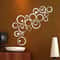 3D Mirror Wall Stickers Set DIY Acrylic Circle Wall Decor for TV Background & Modern Home Styling
