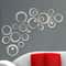 3D Mirror Wall Stickers Set DIY Acrylic Circle Wall Decor for TV Background & Modern Home Styling
