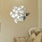 3D Mirror Flower Wall Stickers, Acrylic Floral Wall Decals for Living Room Decor