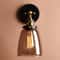 Vintage Grey Glass Wall Sconce, Modern Industrial Wall Light Fixture for Bedroom Bathroom