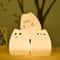Cute Cat Night Light For Kids USB Rechargeable Touch Sensor Bedside Lamp With Remote Control 1