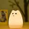 Cute Cat Night Light For Kids USB Rechargeable Touch Sensor Bedside Lamp With Remote Control 3