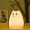 Cute Cat Night Light For Kids USB Rechargeable Touch Sensor Bedside Lamp With Remote Control 3