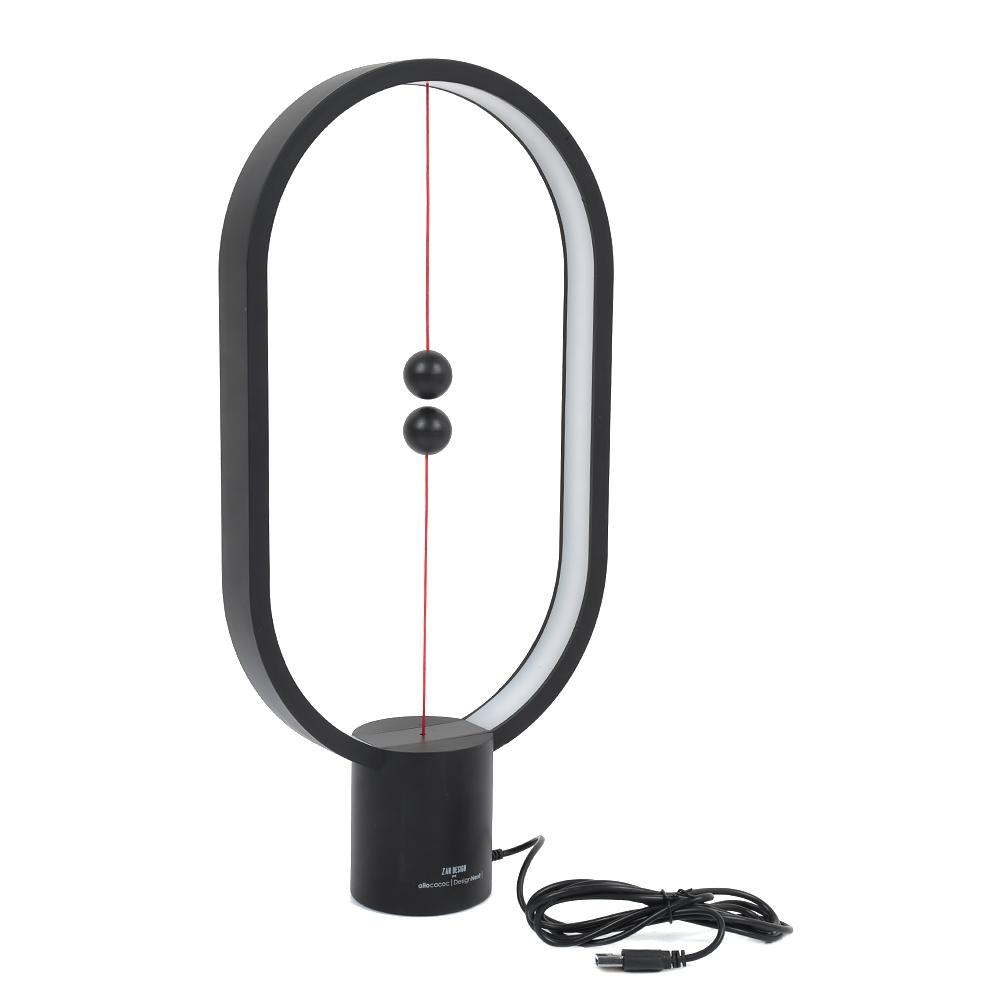 Magnetic Switch Balance LED Lamp USB LED Night Light For Bedroom Desk Decor 6