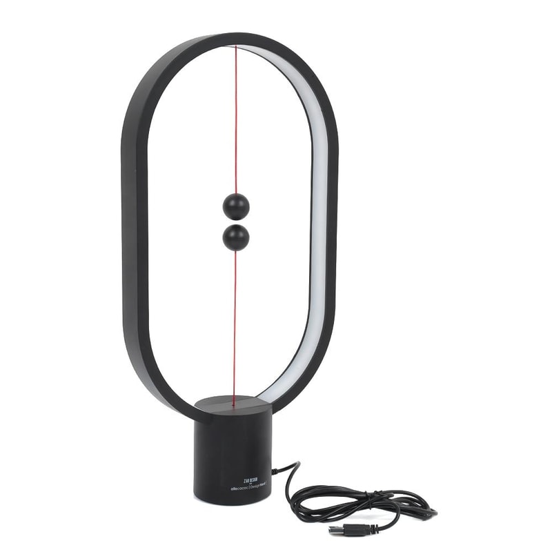 Magnetic Switch Balance LED Lamp USB LED Night Light For Bedroom Desk Decor 6