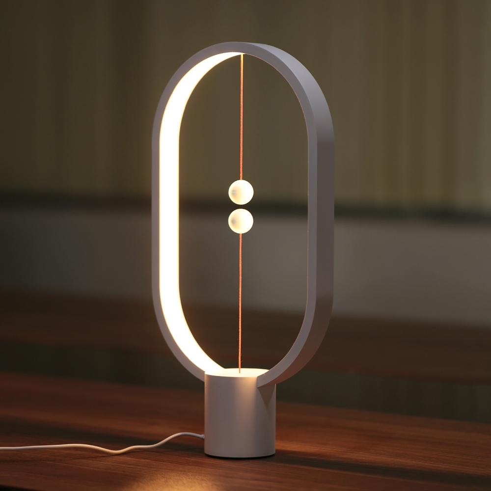Magnetic Switch Balance LED Lamp USB LED Night Light For Bedroom Desk Decor 7
