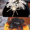 Halloween Spider Pumpkin Ornament Plush, Scary Cute Halloween Decoration Doll Gift