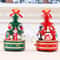 Wooden Christmas Tree Music Box Rotating Holiday Decor Gift