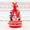 Wooden Christmas Tree Music Box Rotating Holiday Decor Gift