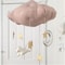 Cloud Moon Stars Baby Nursery Mobile Hanging Ceiling Decor for Crib Room