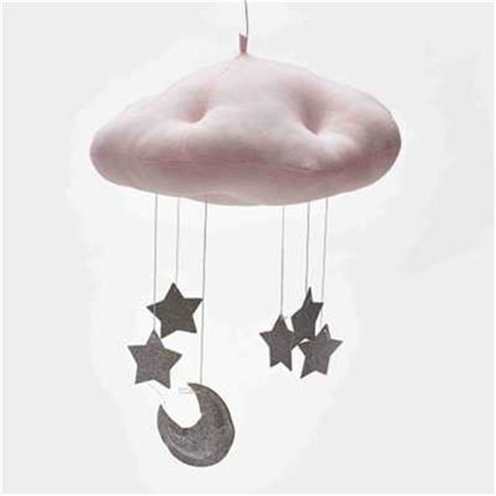 Cloud Moon Stars Baby Nursery Mobile Hanging Ceiling Decor for Crib Room