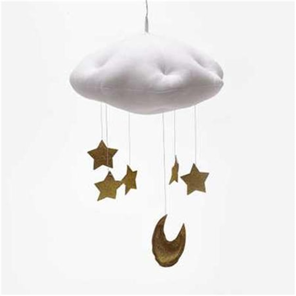 Cloud Moon Stars Baby Nursery Mobile Hanging Ceiling Decor for Crib Room