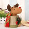 Snowman Christmas Candy Box Linen Gift Box Festive Candy