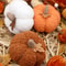 Halloween Pumpkin Ornament Doll, Artificial Pumpkin Decoration for Festive Home Decor & Gift
