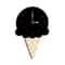 Ice Cream Style Decorative Wall Clock Acrylic Wooden Kitchen Novelty Timepiece