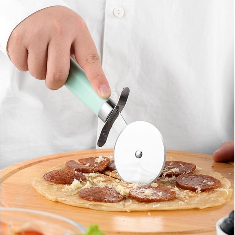9-in-1 Stainless Steel Kitchen Gadget Set with Heat-Resistant Handles