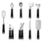 9-in-1 Stainless Steel Kitchen Gadget Set with Heat-Resistant Handles