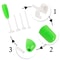 4-in-1 Fruit & Vegetable Corer and Spiral Cutter for Stuffed Recipes