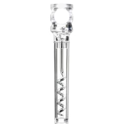 crystalgrip portable wine corkscrew opener for travel, home bar & wine gifts