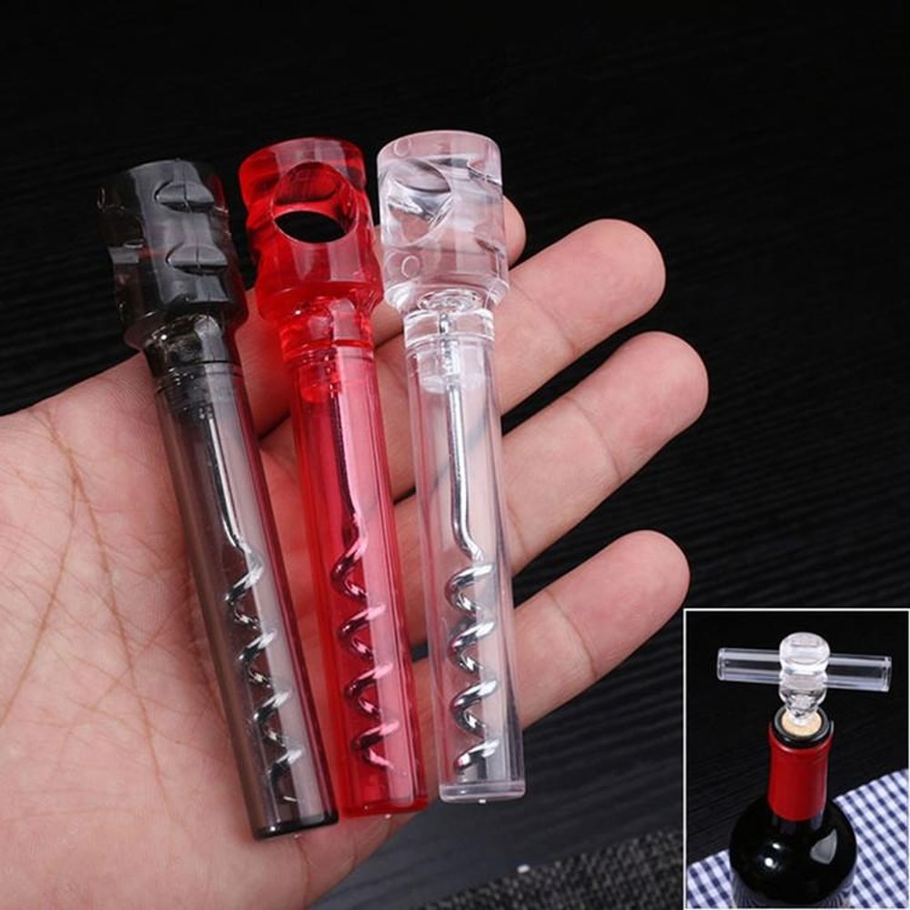 CrystalGrip Portable Wine Corkscrew Opener For Travel Home Bar Wine Gifts 6