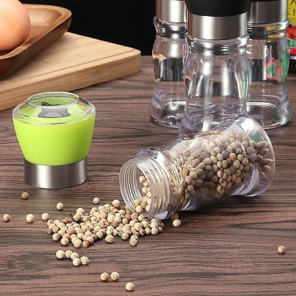 Adjustable Manual Spice Grinder Bottle Multi Function Salt Pepper and Herb Mill
