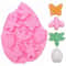 Nature Bugs Silicone Cake Mold Set 8Cavity Butterfly Dragonfly Beetle Baking Mold 0