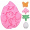 Nature Bugs Silicone Cake Mold Set 8Cavity Butterfly Dragonfly Beetle Baking Mold 2