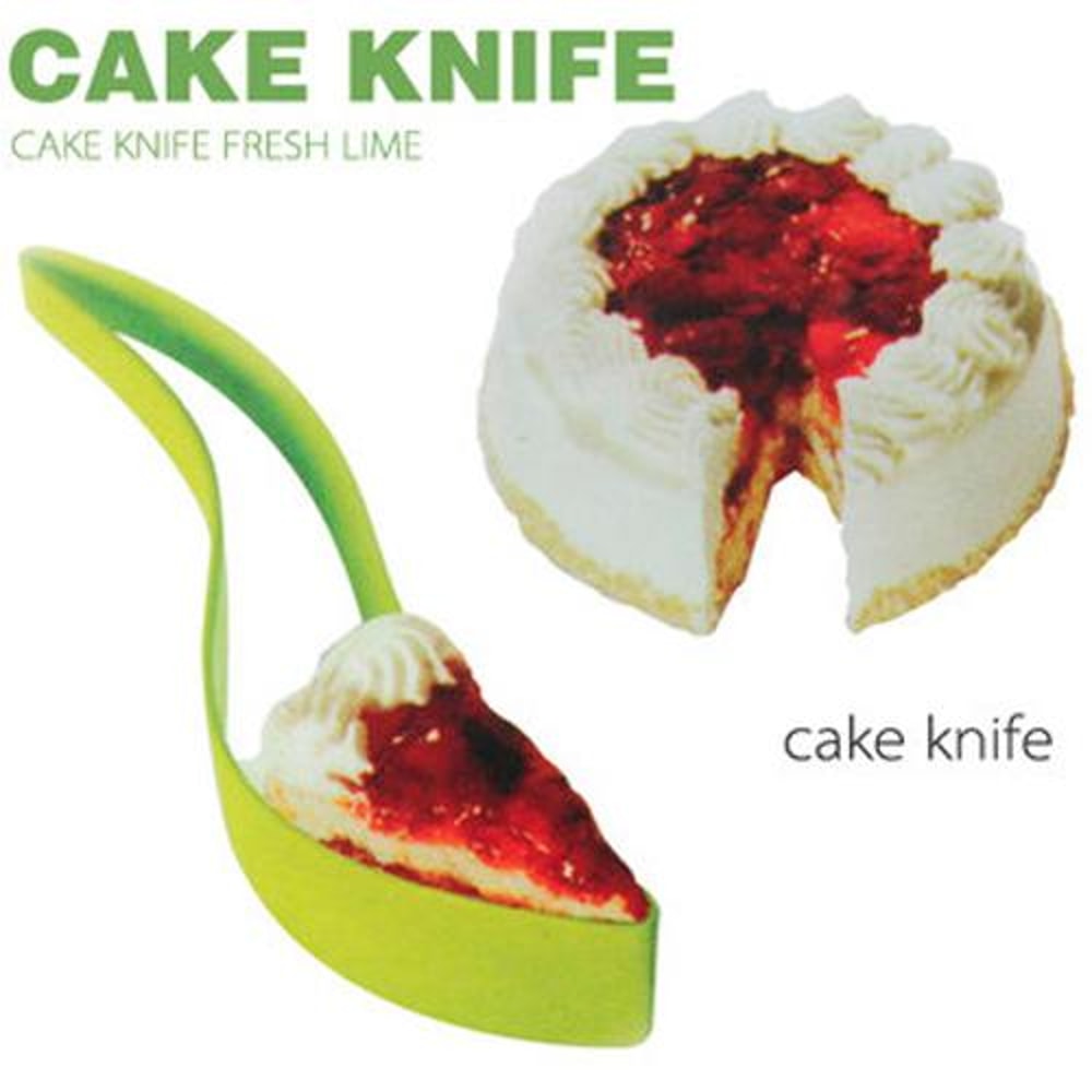 Lightweight Plastic Cake Knife and Server Set for Birthday Cakes and Dessert Serving