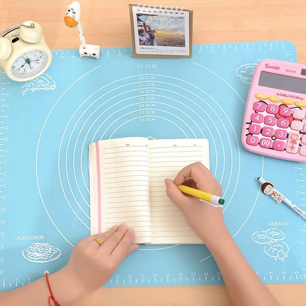 FlexBake Silicone Dough Mat & Heat Resistant Baking Pad