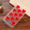 HeartShaped Silicone Ice Cube Tray For Drinks Chocolates Desserts 0