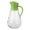 GravityFlow Glass Olive Oil Dispenser Bottle With Automatic Lid And Non Drip Spout Green 0