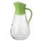 GravityFlow Glass Olive Oil Dispenser Bottle With Automatic Lid And Non Drip Spout Green 3