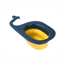 whalefold kitchen sink strainer basket – foldable fruit & vegetable drain colander organizer
