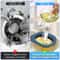 WhaleFold Kitchen Sink Strainer Basket – Foldable Fruit & Vegetable Drain Colander Organizer